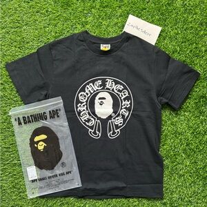 BAPE x Chrome Hearts Black & White T-shirt